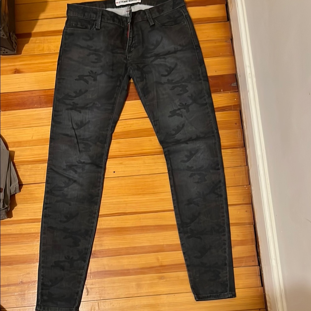 Etienne Marcel Womens Camouflage Jeans